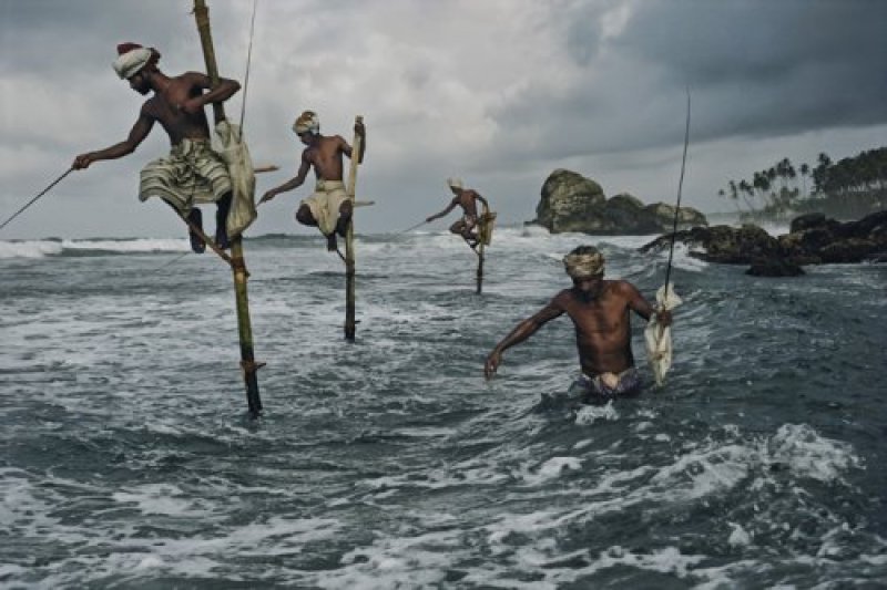 Fishermen at Weligama